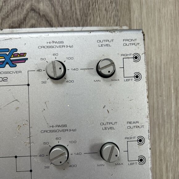 MTX RT-X02A 3 Way Electronic Crossover Vintage Car Audio Untested - Picture 3 of 8